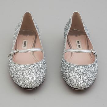 MIU MIU, ballerina shoes.