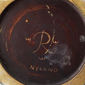 Gunnar Nylund, a stoneware vase for Rörstrand, signed.