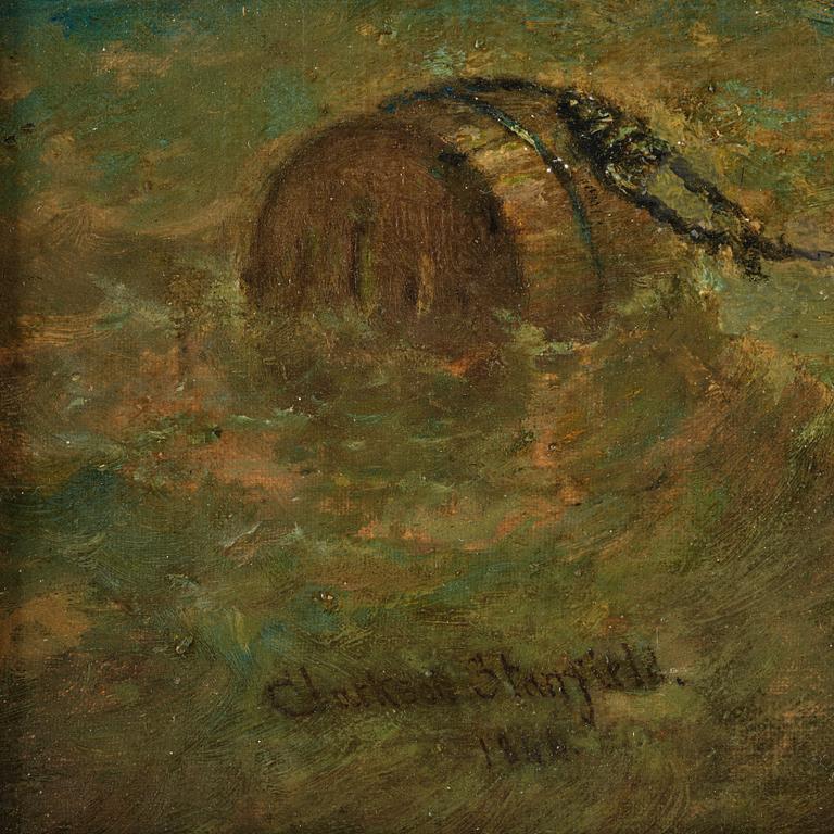 Clarkson Frederick Stanfield, Market boat on the Scheldt.