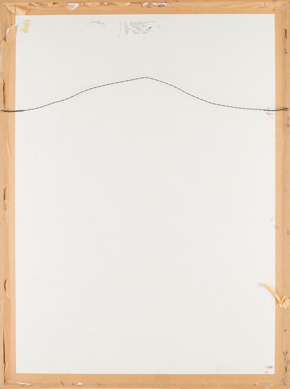 Rafael Wardi, pastel, signed.