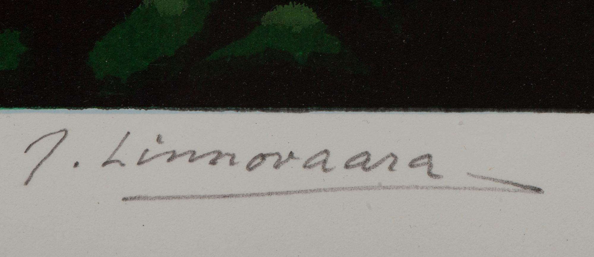 JUHANI LINNOVAARA, serigrafi, signerad, numrerad III/XXV.