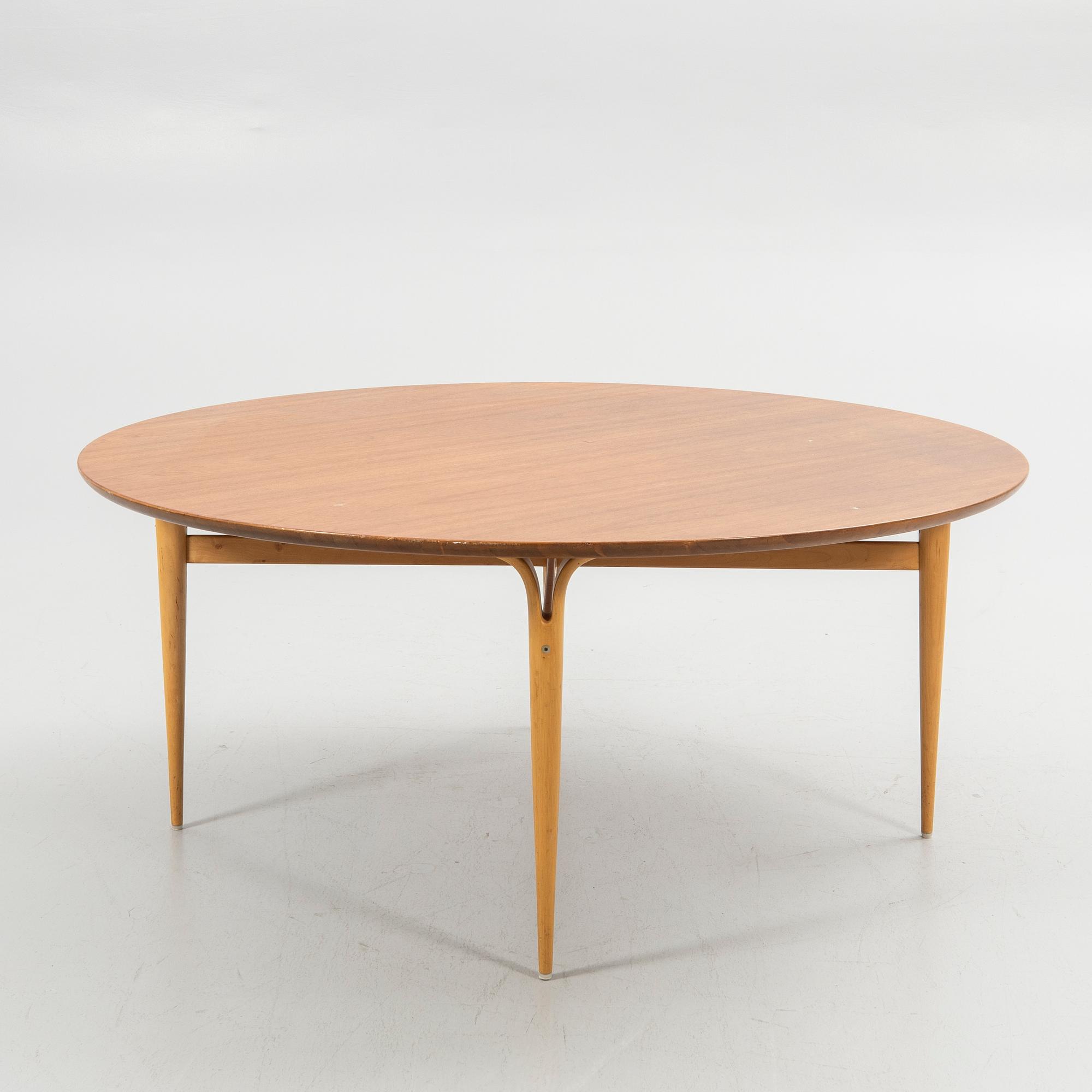 Bruno Mathsson, Coffee table, Firma Karl Mathsson, Värnamo, 1961.
