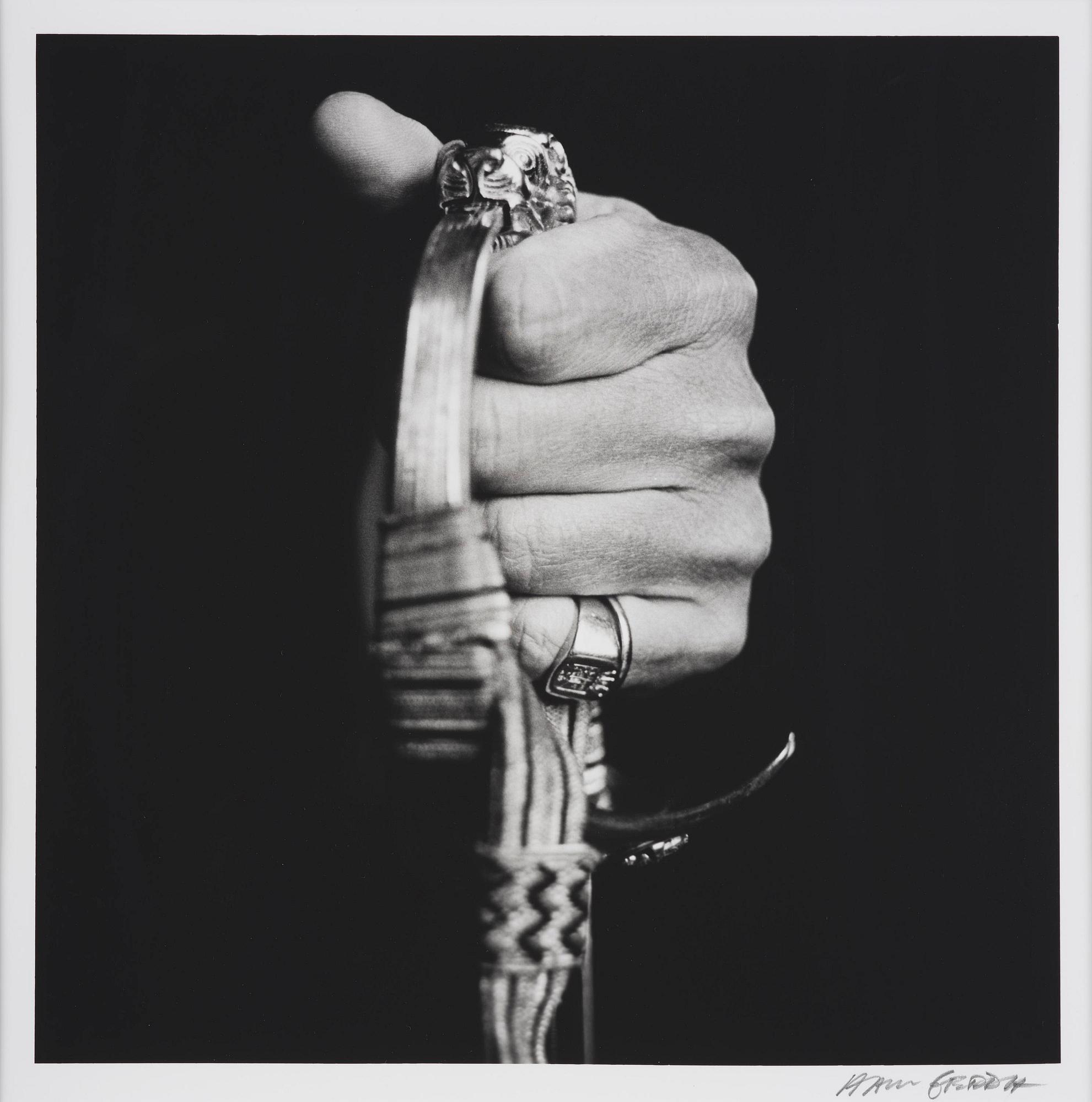 Hans Gedda, "Kung Carl XVI Gustafs hand", 1996.