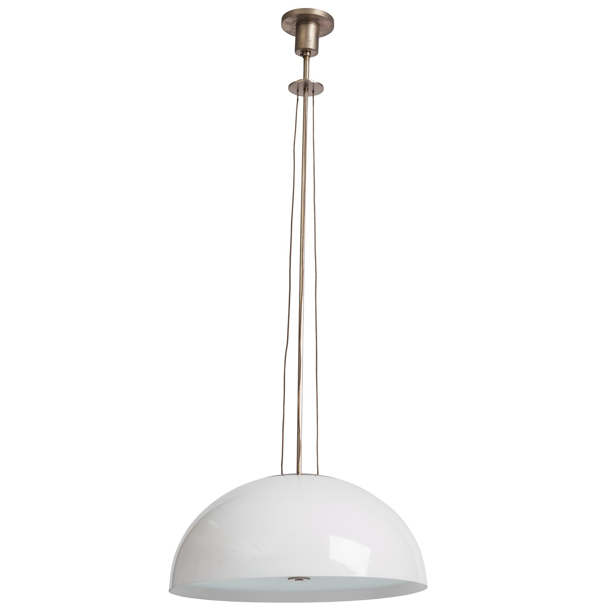 Harald Notini, taklampa, modell "6664", Arvid Böhlmarks Lampfabrik, Stockholm 1940-tal.