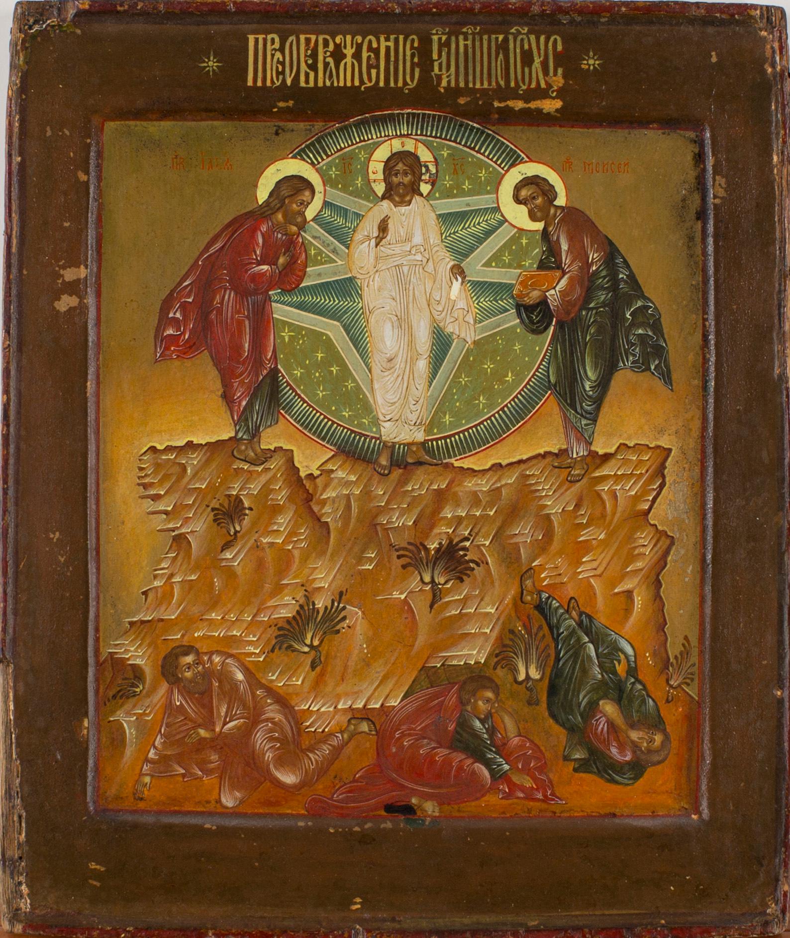 IKON, tempera på pannå, 1700/1800-tal.