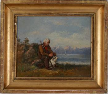 WICKENBERG, PER, tillskriven. Olja på pannå, osign.