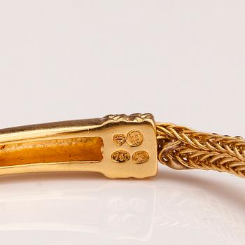 An 18K gold bracelet "Moose head", Kalevala koru 1999.
