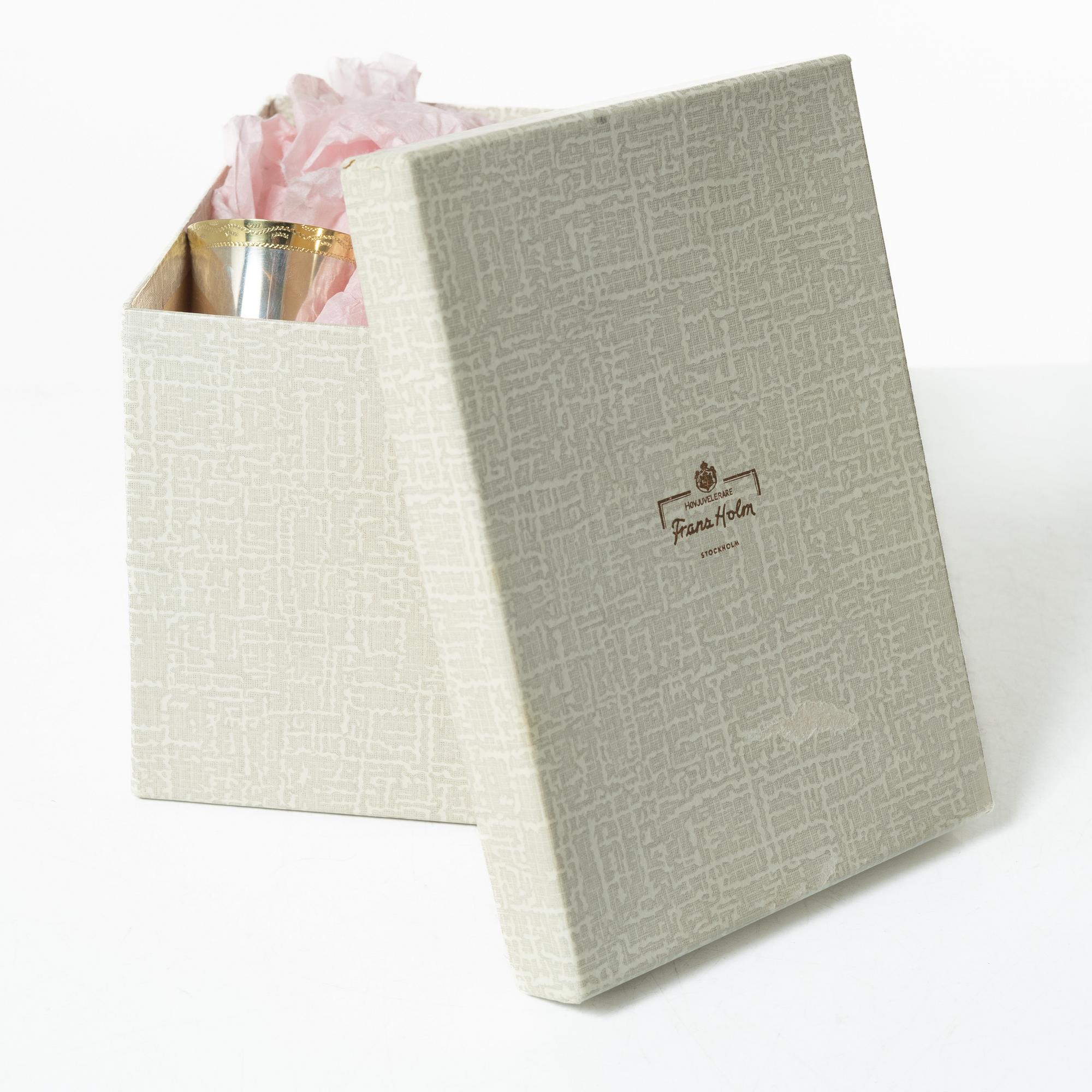 Twelve Swedish silver cups, mark of CG Hallberg and GAB, Stockholm 1959-1963.