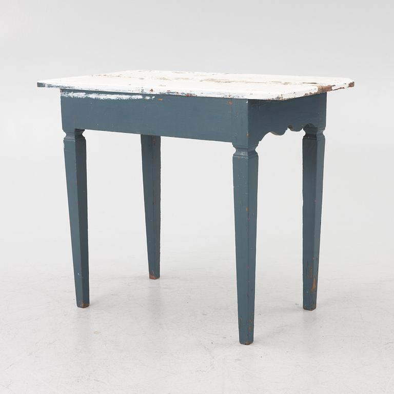 Table, folk art, Roslagen, Uppland, first half of the 19th century.