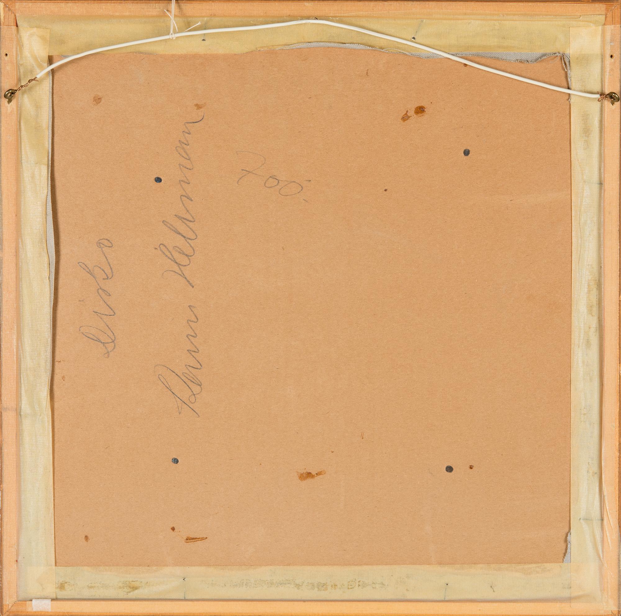 Karin Hellman, Sommitelma.