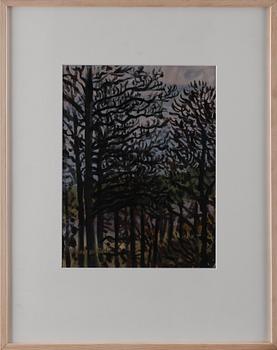 INGE SCHIÖLER, akvarell, signerad och daterad 56.