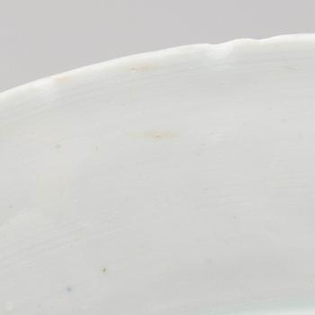 TALLRIKAR, 1 par, porslin, Kina, Qianlong 1736-1795.