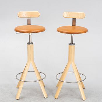 Pierre Sindre & Patrik Bengtsson, six 'Pop' bar chairs, Gärsnäs, 2017.