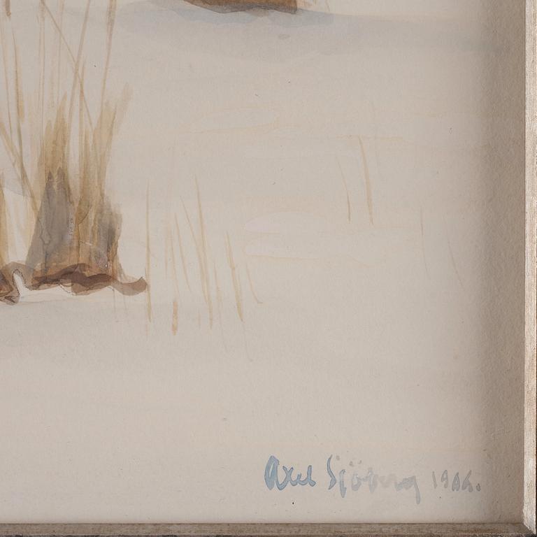 Axel Sjöberg, Vinter, Sandhamn.
