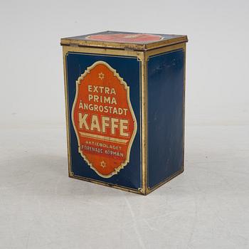 An early 20th Century tin can.
