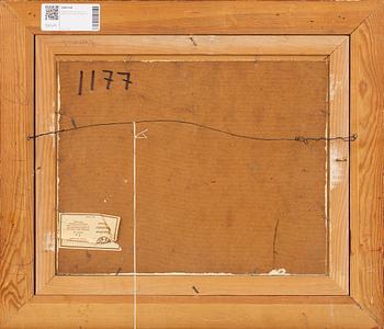 Lindorm Liljefors, oil on canvas. Signed and dated 1958.