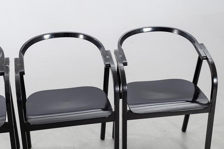 Four CHAIRS, second half of the 20th century.