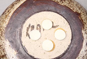 SKÅLFAT, stengods, Ulla och Gustav Kraitz, Fogdarp, Förslövsholm, 1900-talets andra hälft.