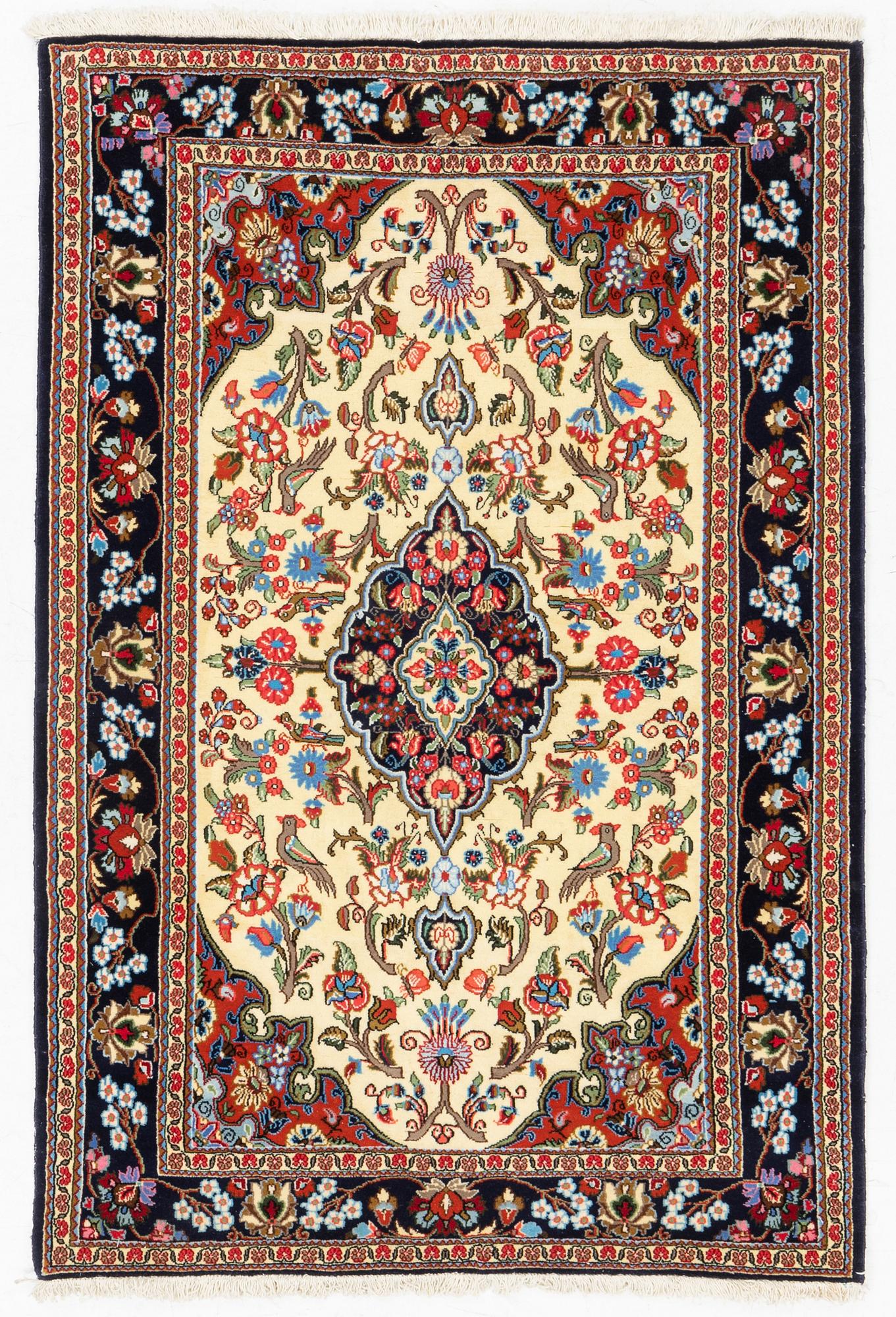 Rug, Ghom, Approx. 160 x 110 cm.