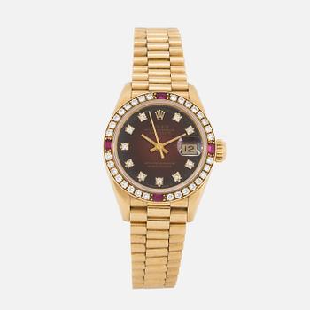 ROLEX, Oyster Perpetual Datejust, wristwatch, 25 mm.