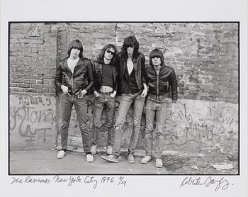 ROBERTA BAYLEY, fotografi, "Joe Ramones", Nyc, 1976, sign, numr 2/24.