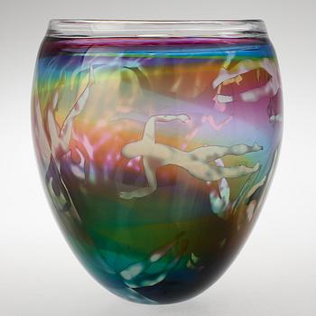 VAS, glas, Maja Cunningham, Erikshyttan. Signerad.