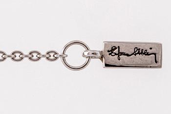 Efva Attling, halsband 18K vitguld briljanter 0,06 ct TW SI, "You & Me".