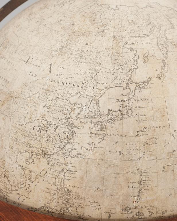 A Swedish Terrestial Globe by Åkerman 1760/Akrel 1790.