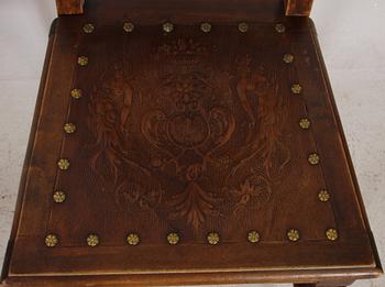 STOLAR, ett par. Nyrenässans, 1800-talets senare hälft.