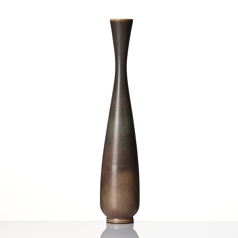 Berndt Friberg, a stoneware vase, Gustavsberg studio, Sweden 1958.