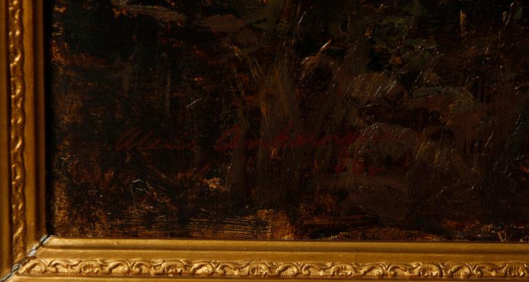 ALEXIS ANKARCRONA, olja på duk, sign.