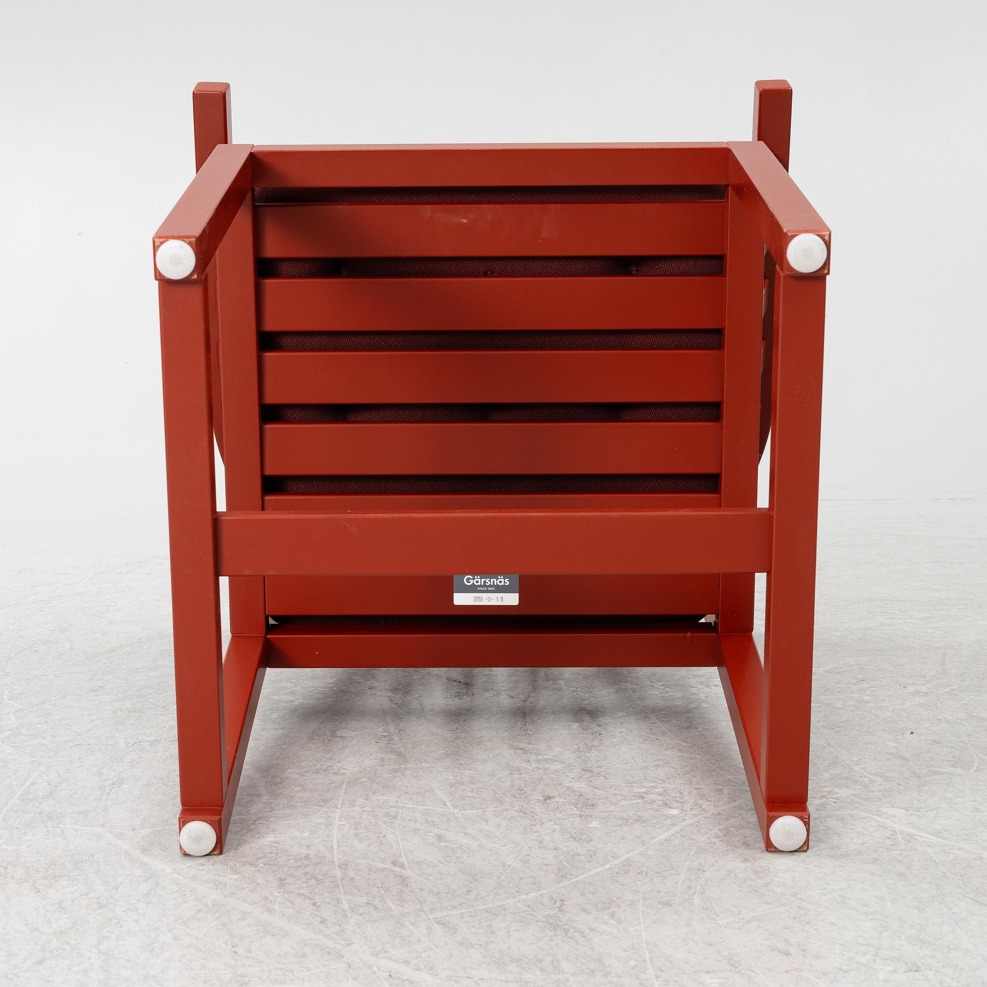 Åke Axelsson, armchairs, 8 pcs, "Vaxholmaren", Gärsnäs, 2019.