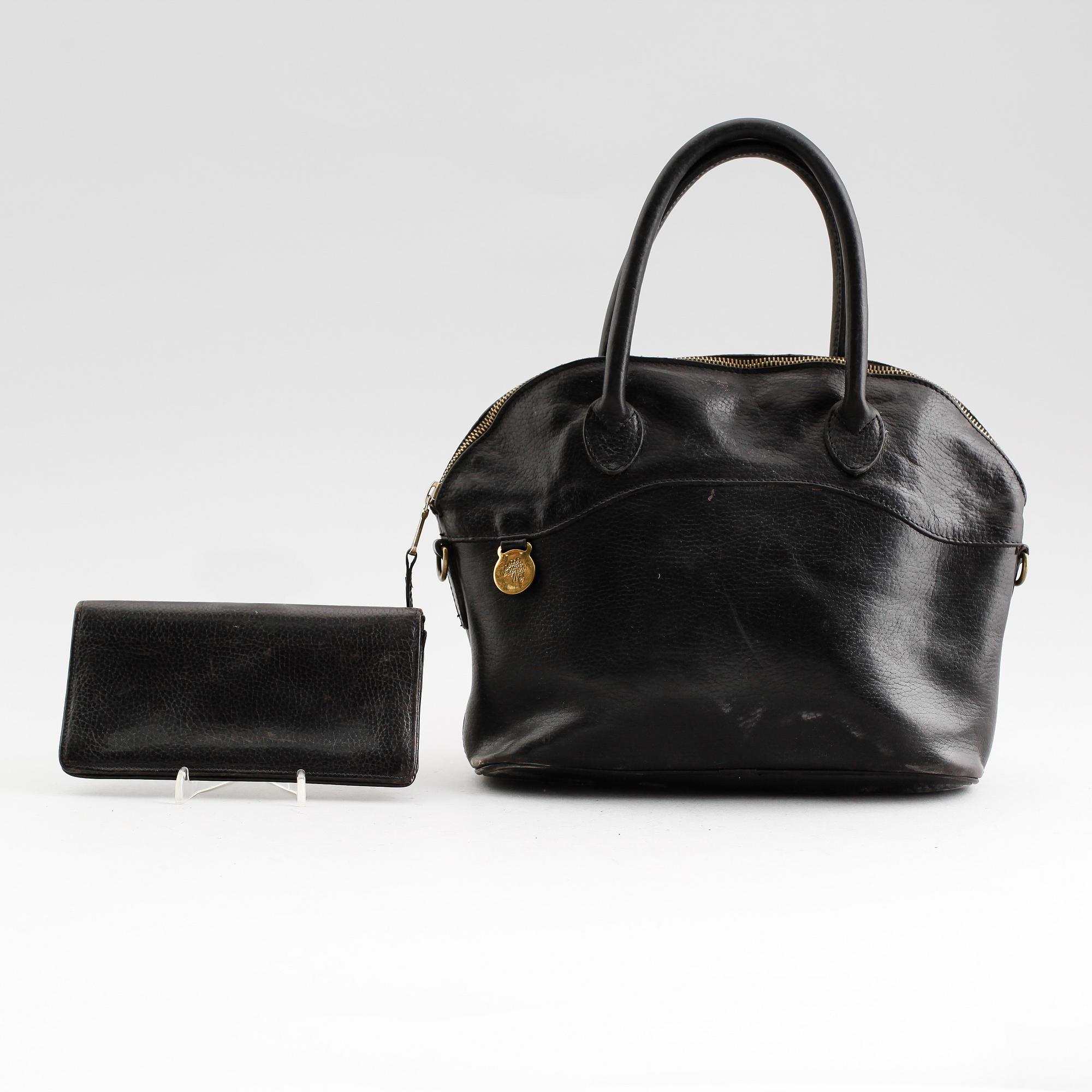 VÄSKA OCH PLÅNBOK, Mulberry.