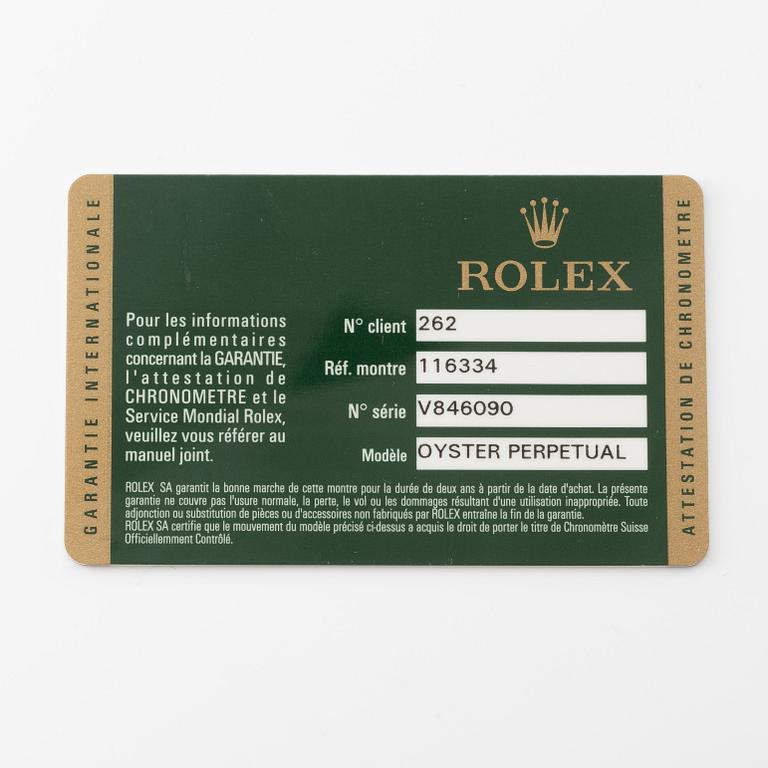 Rolex, Oyster Perpetual, Datejust II, wristwatch, 41 mm.