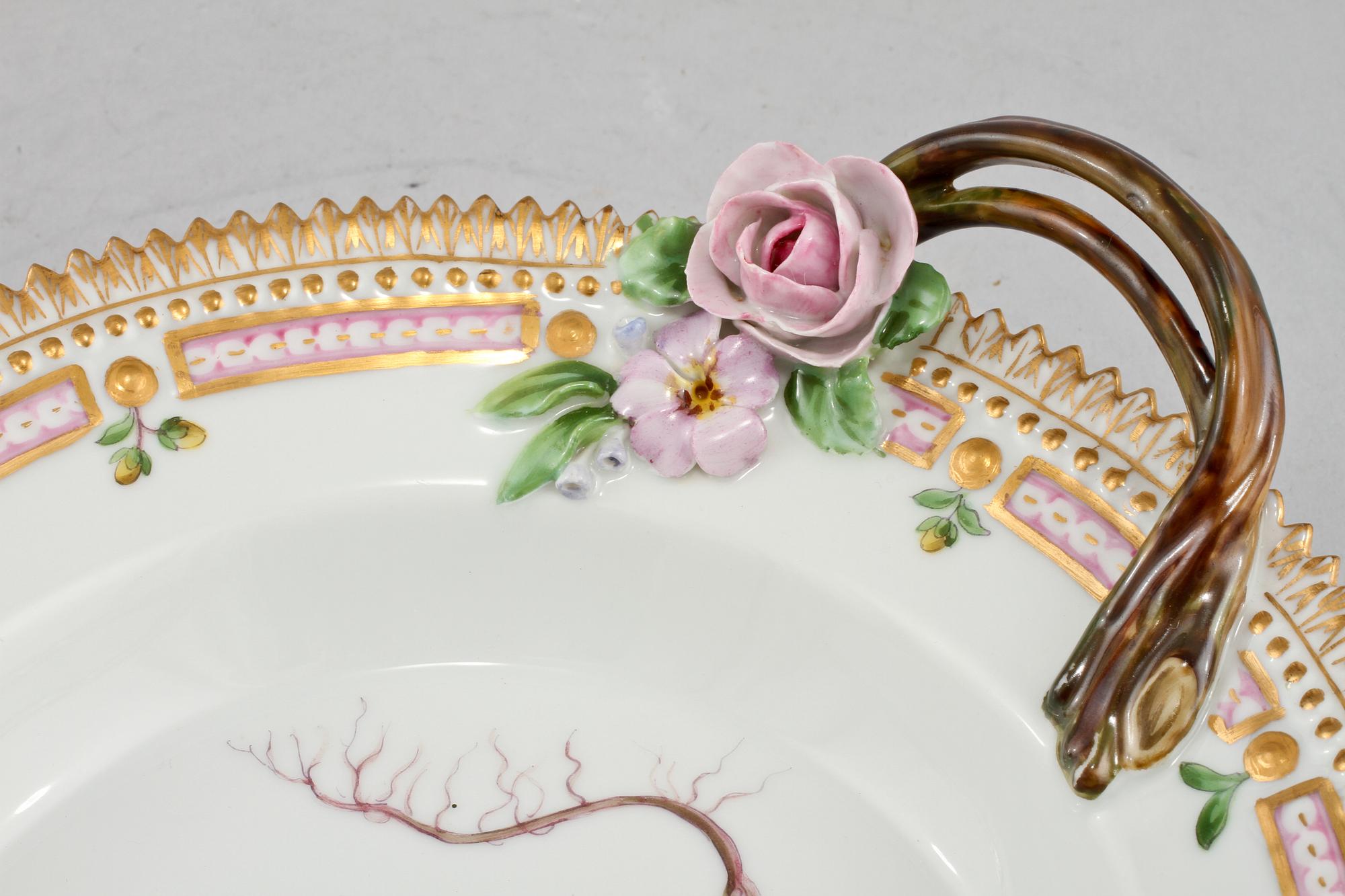 SKÅLFAT, porslin, "Flora Danica", Royal Copenhagen, 1900-tal.