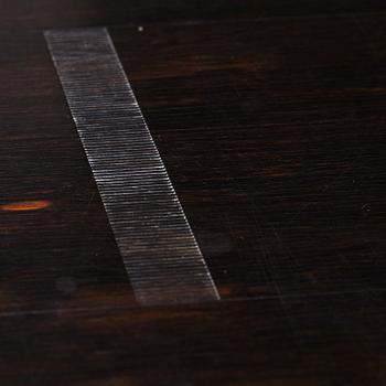 Hjalmar Jackson, A Hjalmar Jackson ebony and pearwood desk/library table, Stockholm ca 1934.