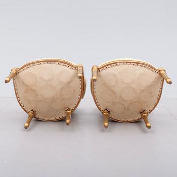 SALONGSGRUPP, 5 delar, Louis XVI stil, 1800-talets andra hälft.