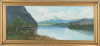 Severin Nilson, Mountain Landscape with Lake.