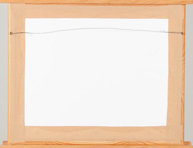 SERGEI MICHAILOVICH BONDAR, 2 st, kol och krita på papper, signerade.