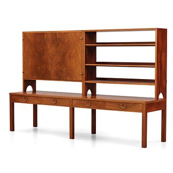 195. Josef Frank, a bookcase model "1142", Firma Svenskt Tenn, Sweden 1950s.