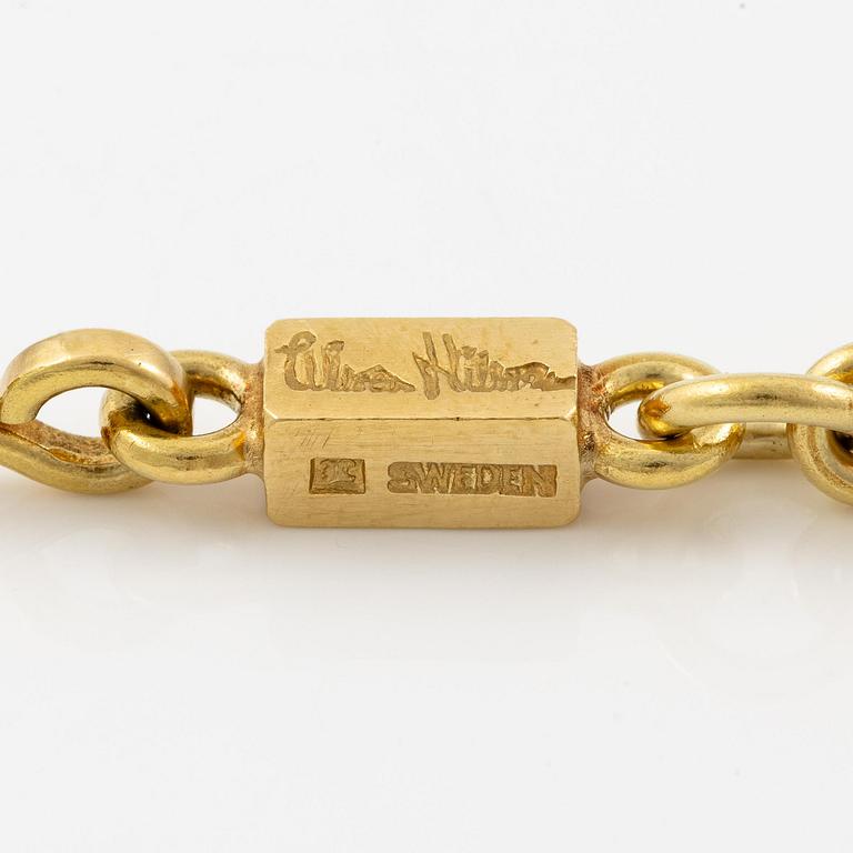 Wiwen Nilsson, a bracelet, 18K gold, Lund 1974.