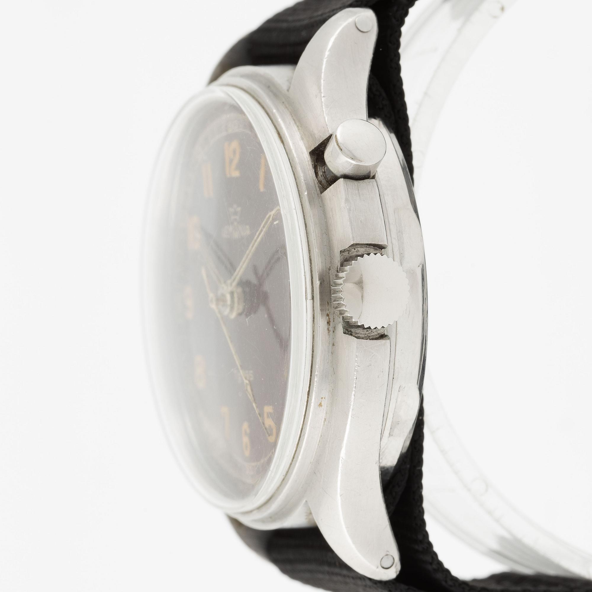 Lemania, Tg 195, "Tre kronor/Three Crowns", "Tropical Dial", ca 1958.