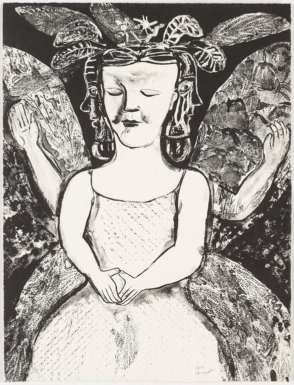 LENA CRONQVIST, litografi, signerad och numrerad 2/10.