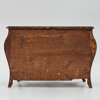 A Swedish Rococo commode by G Foltiern (master in Stockholm 1771-1804).