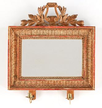 SPEGELLAMPETT, senempire, 1800-talets mitt.