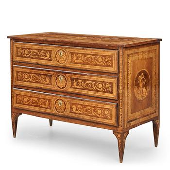 54. A Italian late 18th century commode.