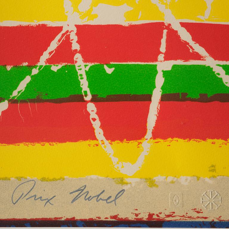 James Rosenquist, "Time Stream Prix" from: "Hommage aux Prix Nobel" (The Nobel Prize Portfolio).