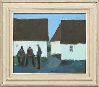 Fabian Lundqvist, olja på duk signerad.