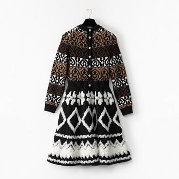 Chanel, a knitted wool dress, french size 34.