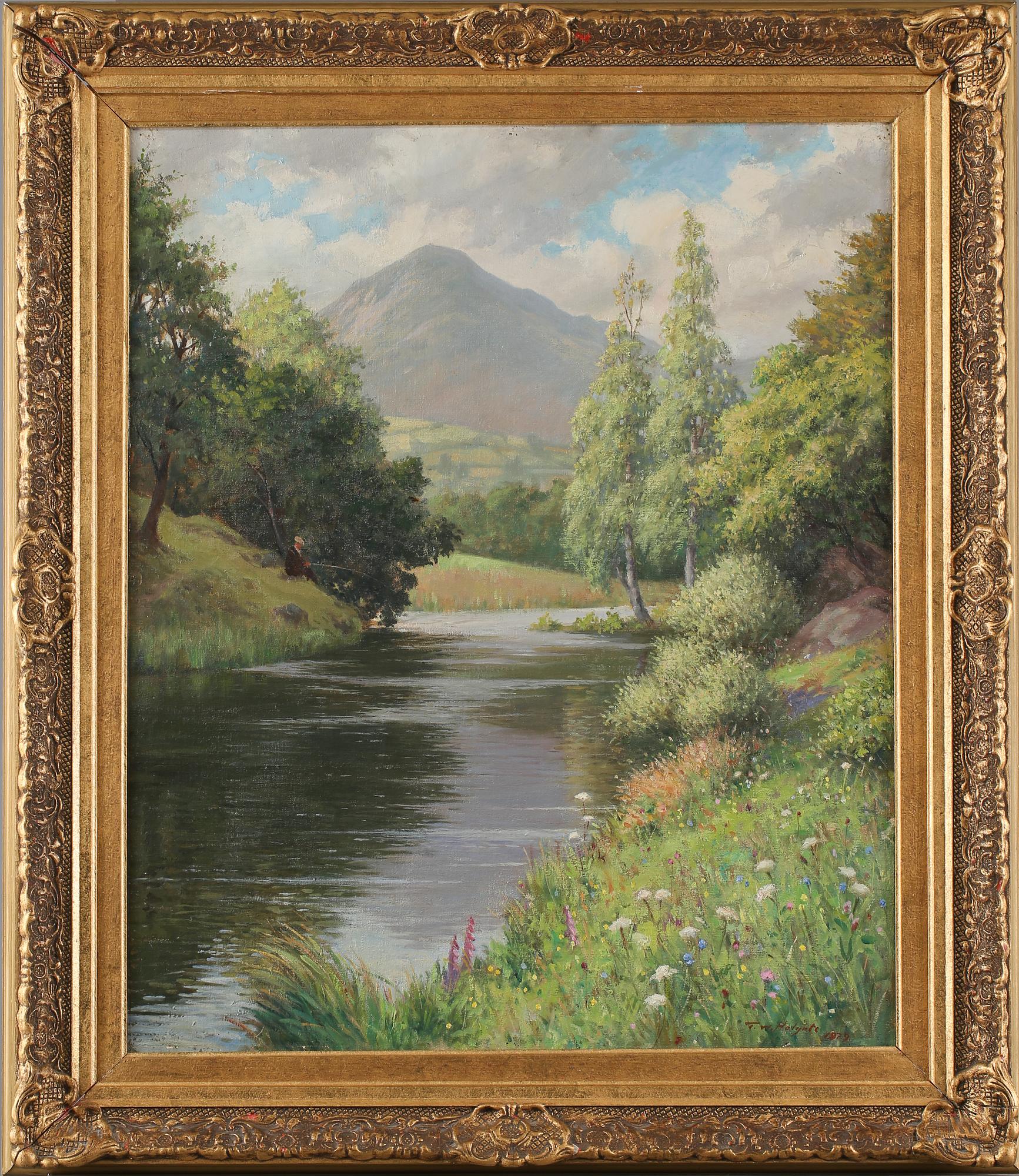 THOMAS W. HOLEGATE, olja på duk, signerad och daterad 1929.